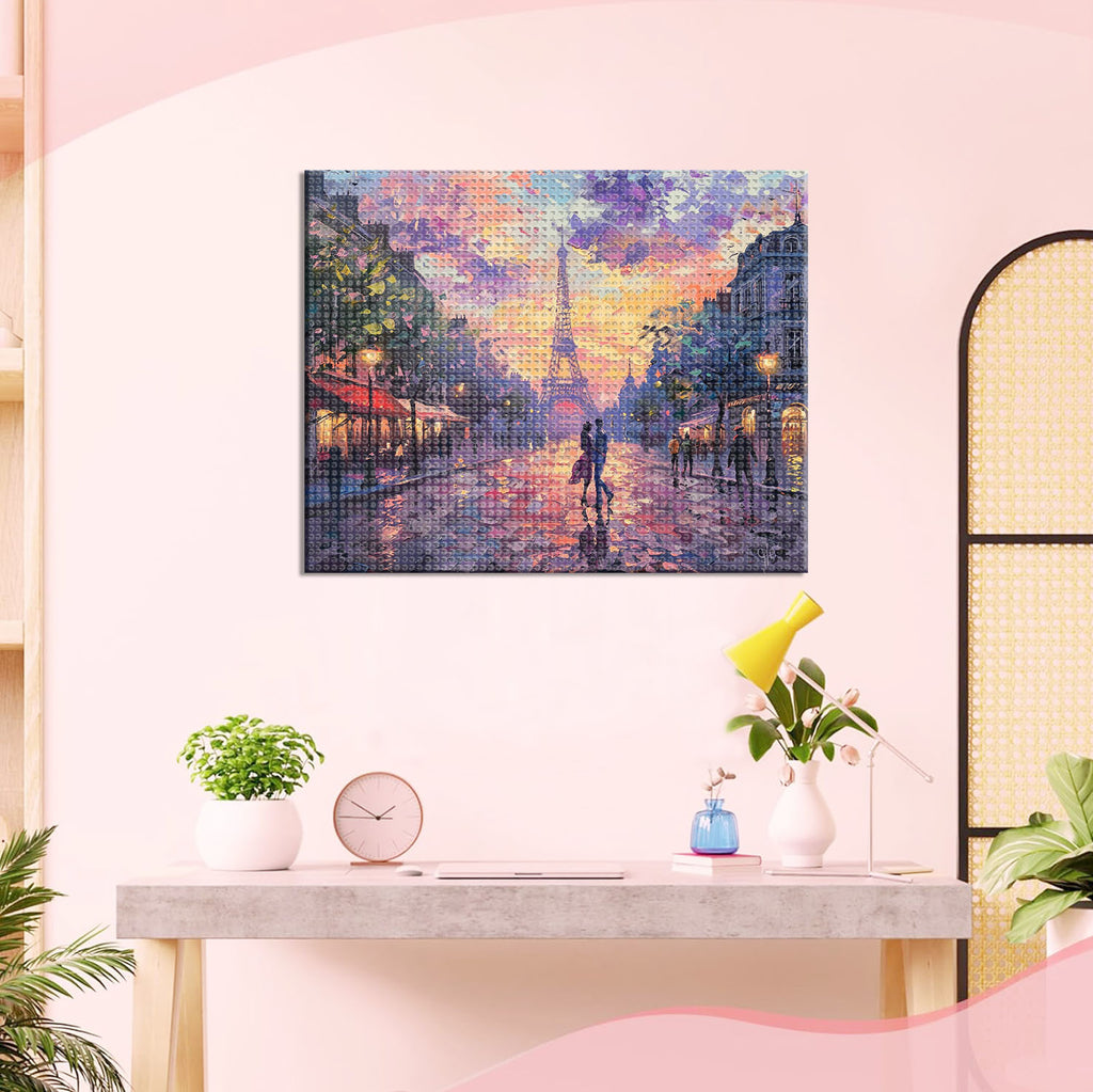 Abenddämmerung in Paris - Diamond Painting