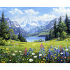 Alpenblumenparadies - Diamond Painting