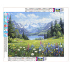 Alpenblumenparadies - Diamond Painting
