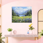 Alpenblumenparadies - Diamond Painting