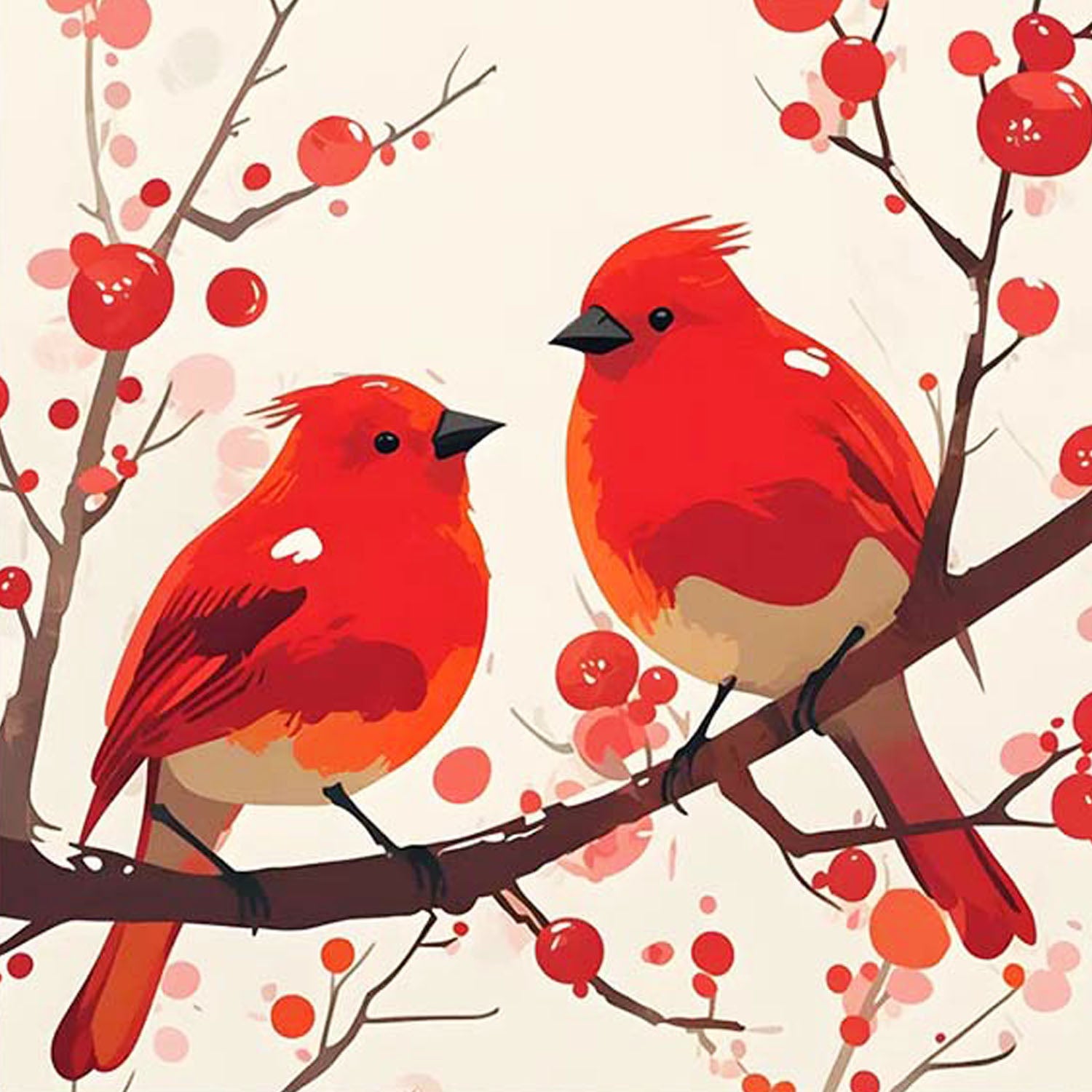 Beerenfreunde - Diamond Painting