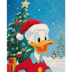 Blauäugiger Donald - Diamond Painting