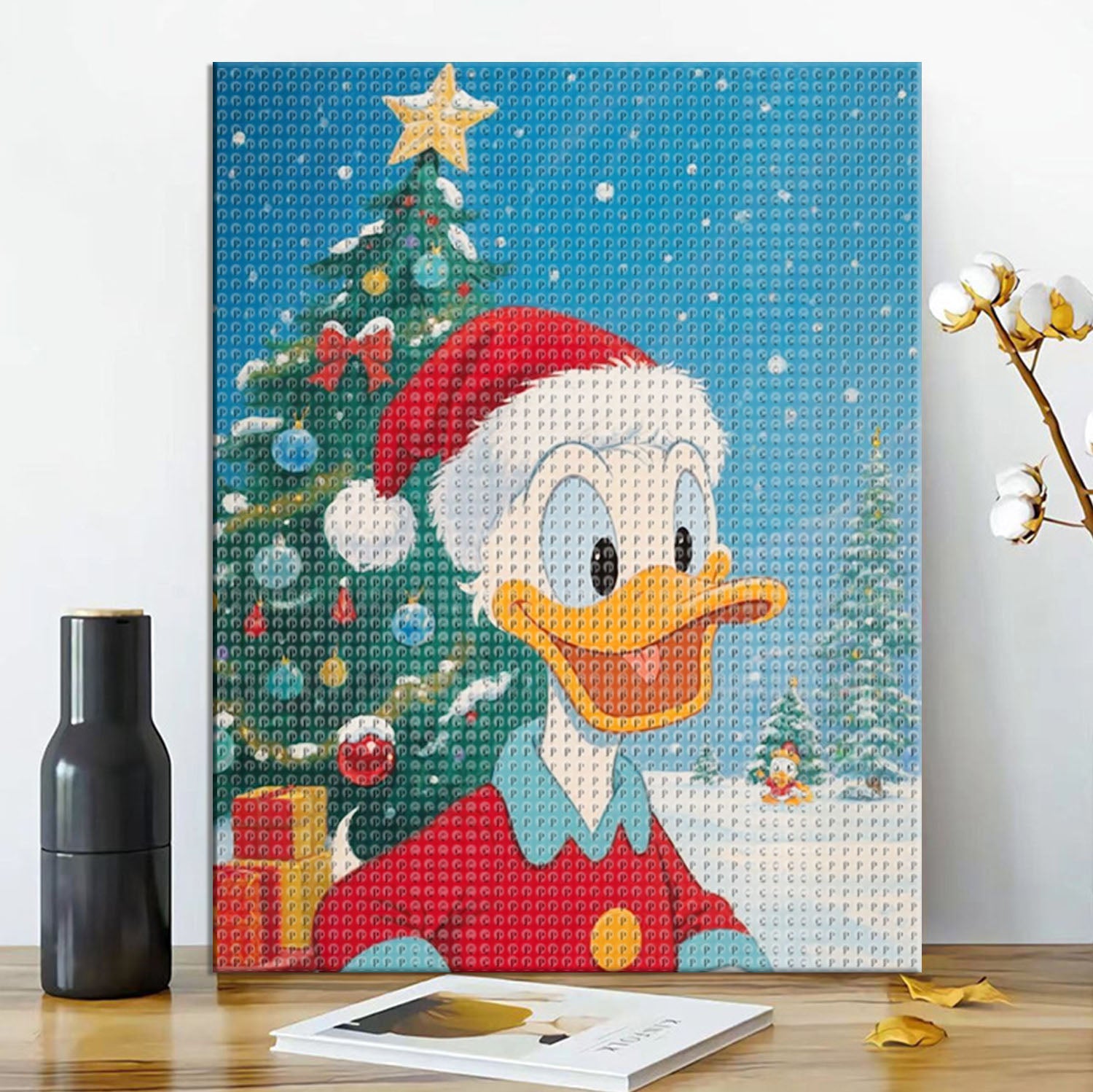 Blauäugiger Donald - Diamond Painting