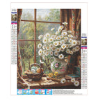 Blumen im Sonnenlicht - Diamond Painting