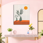 Blumenvase im Licht - Diamond Painting