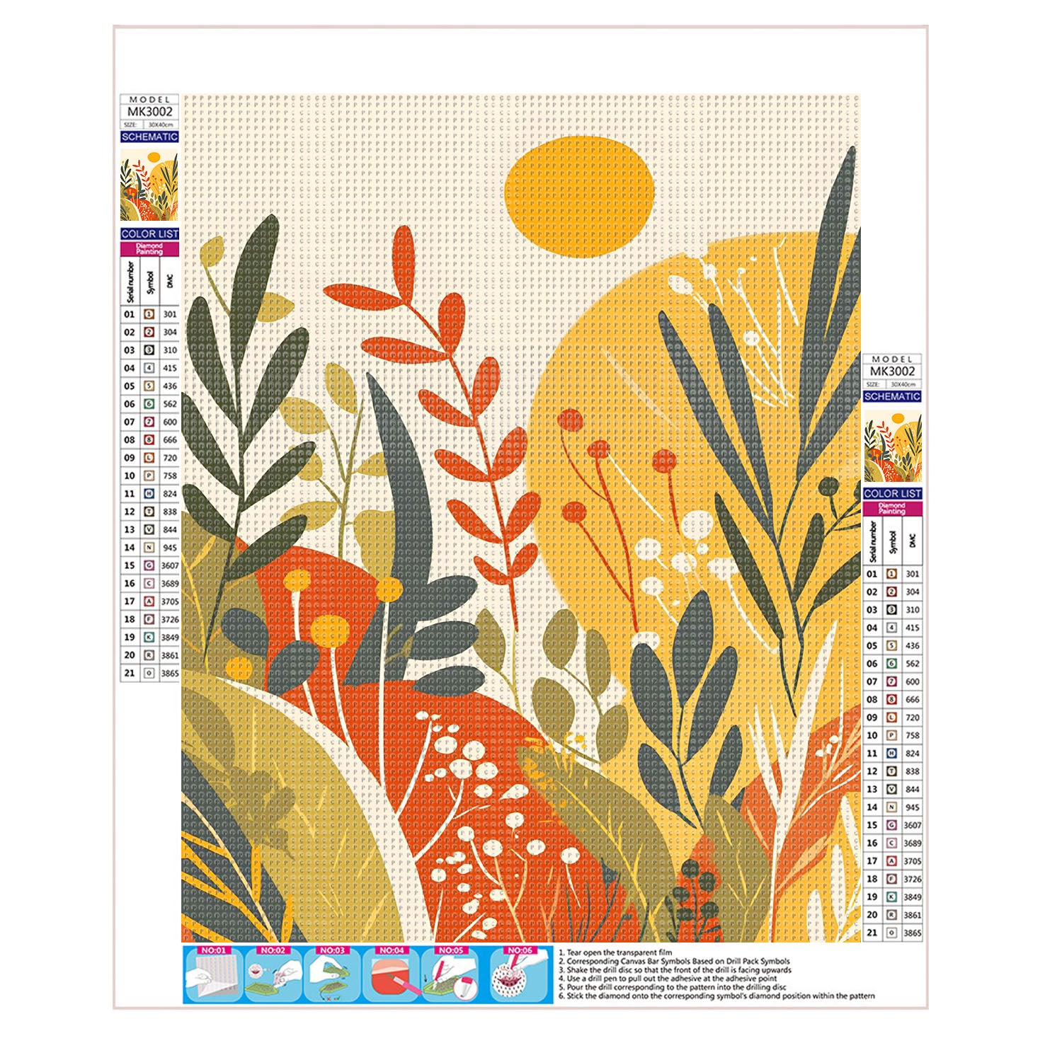 Blütenhimmel - Diamond Painting