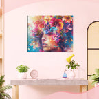 Blütenkrone der Schönheit - Diamond Painting