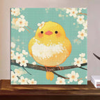 Blütenvogel - Diamond Painting