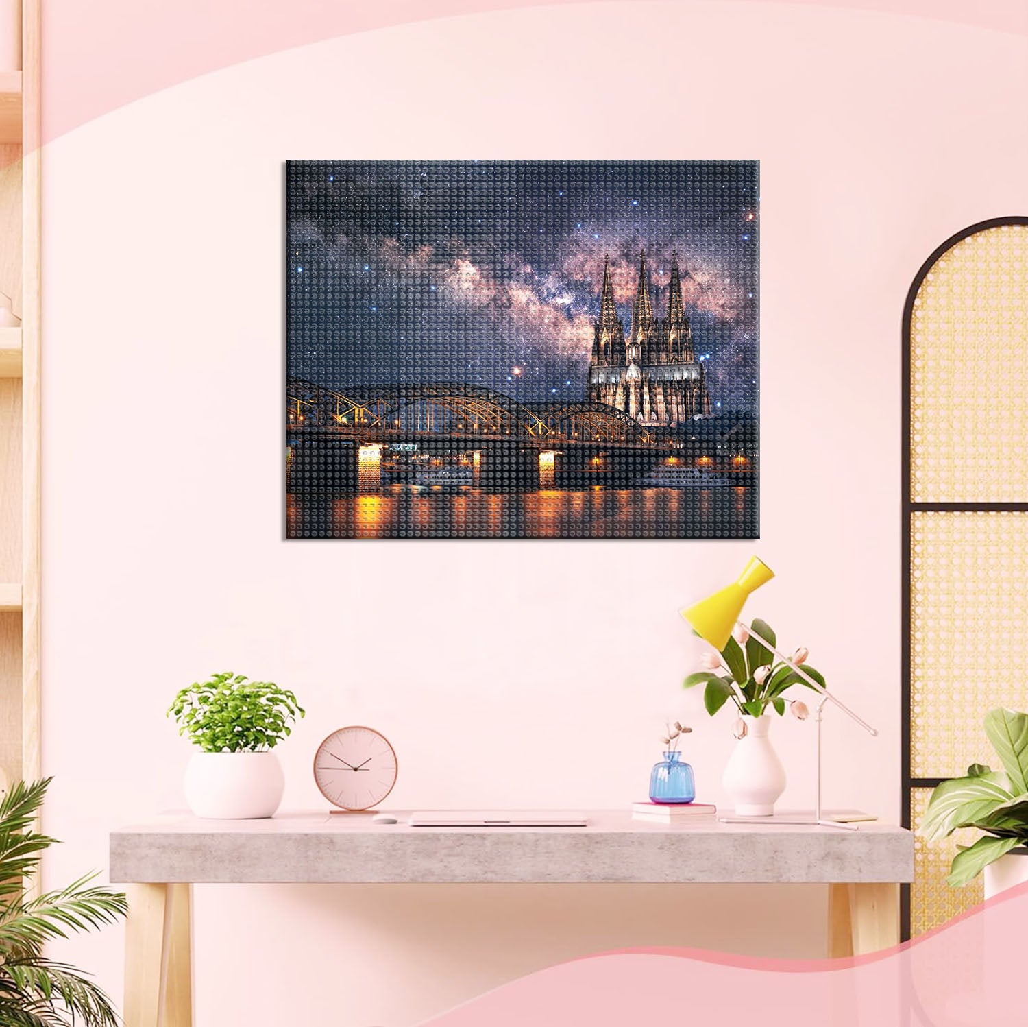 Brücke über den Rhein - Diamond Painting