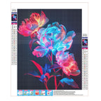 Bunte Blüten - Tanz - Diamond Painting