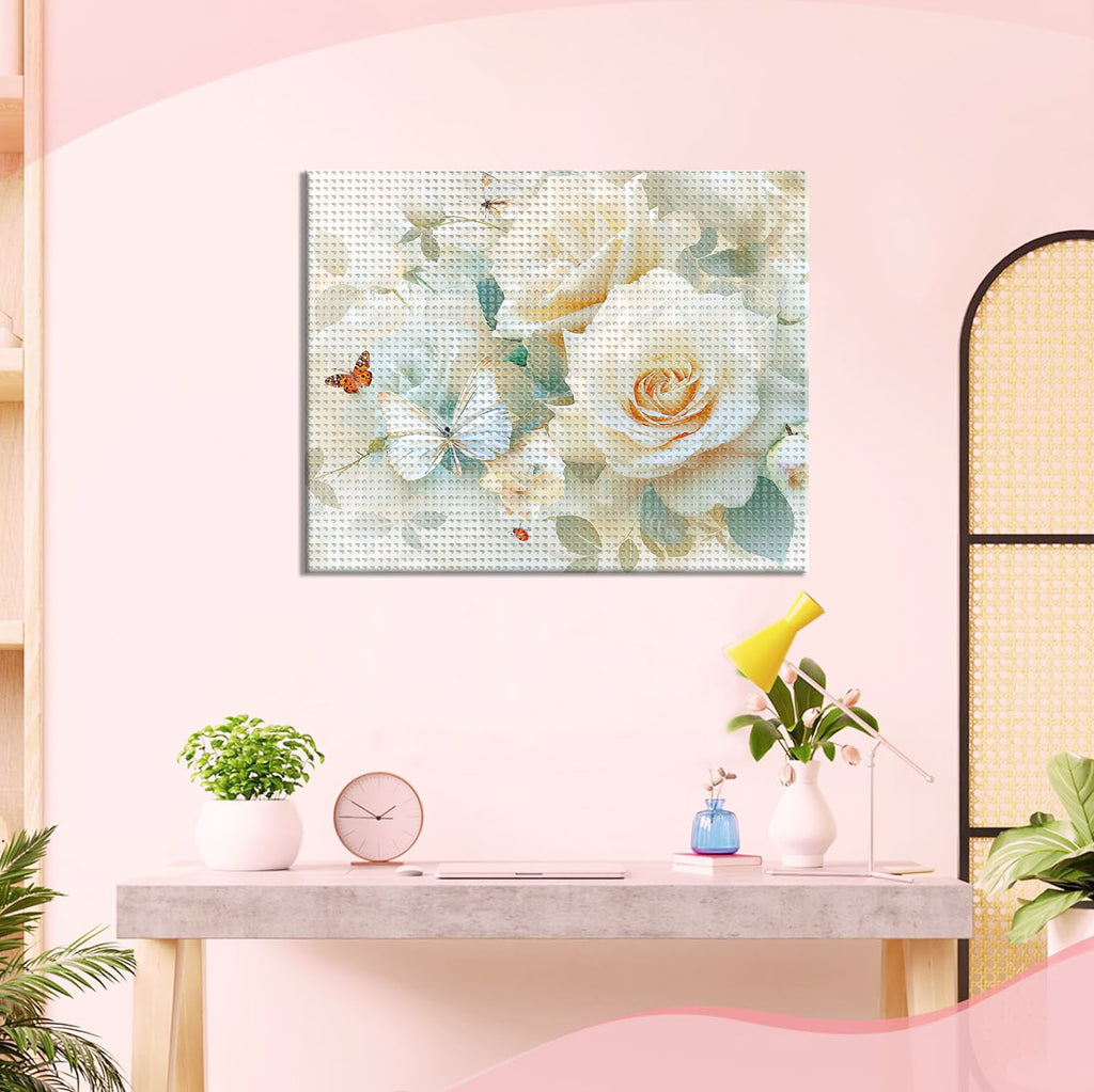 Bunte Blütenwelt - Diamond Painting