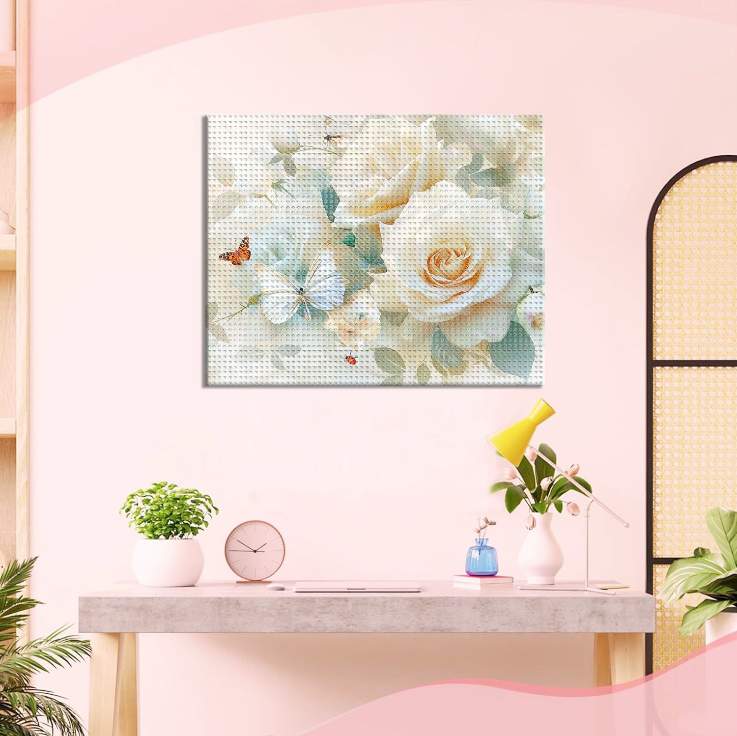 Bunte Blütenwelt - Diamond Painting