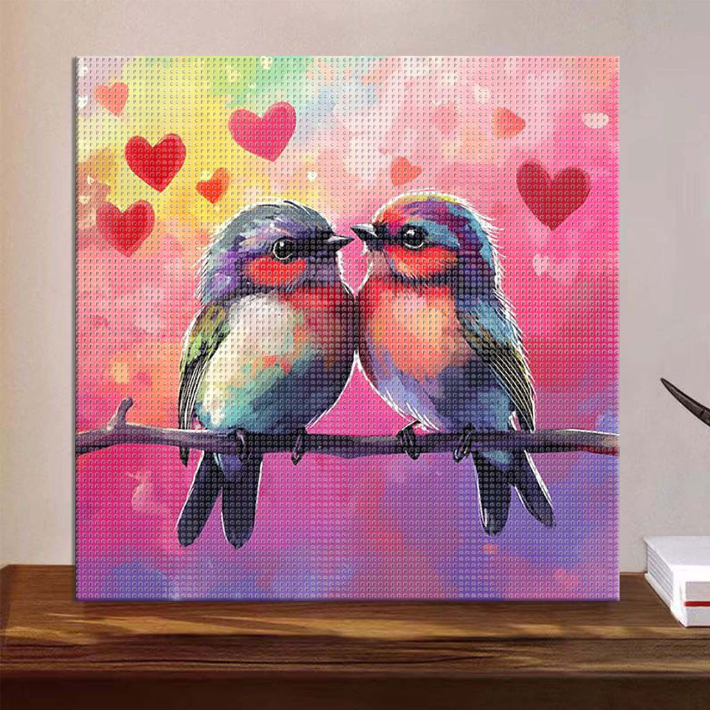 Bunte Liebe - Diamond Painting