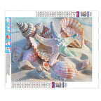 Bunte Muschelwelt - Diamond Painting