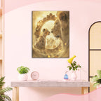 Das Wachstumsspiegelbild des jungen Löwen - Diamond Painting