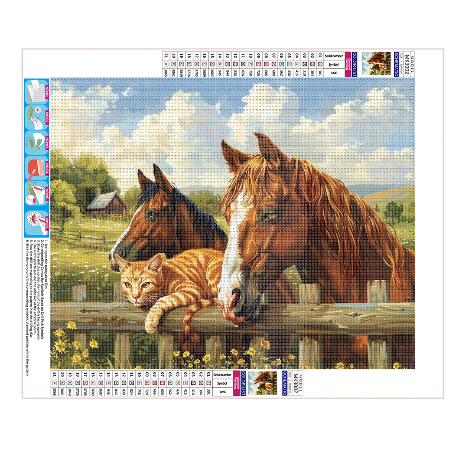 Das ländliche Freizeitgefühl - Diamond Painting