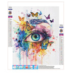Der Augenschmetterlingstraum - Diamond Painting