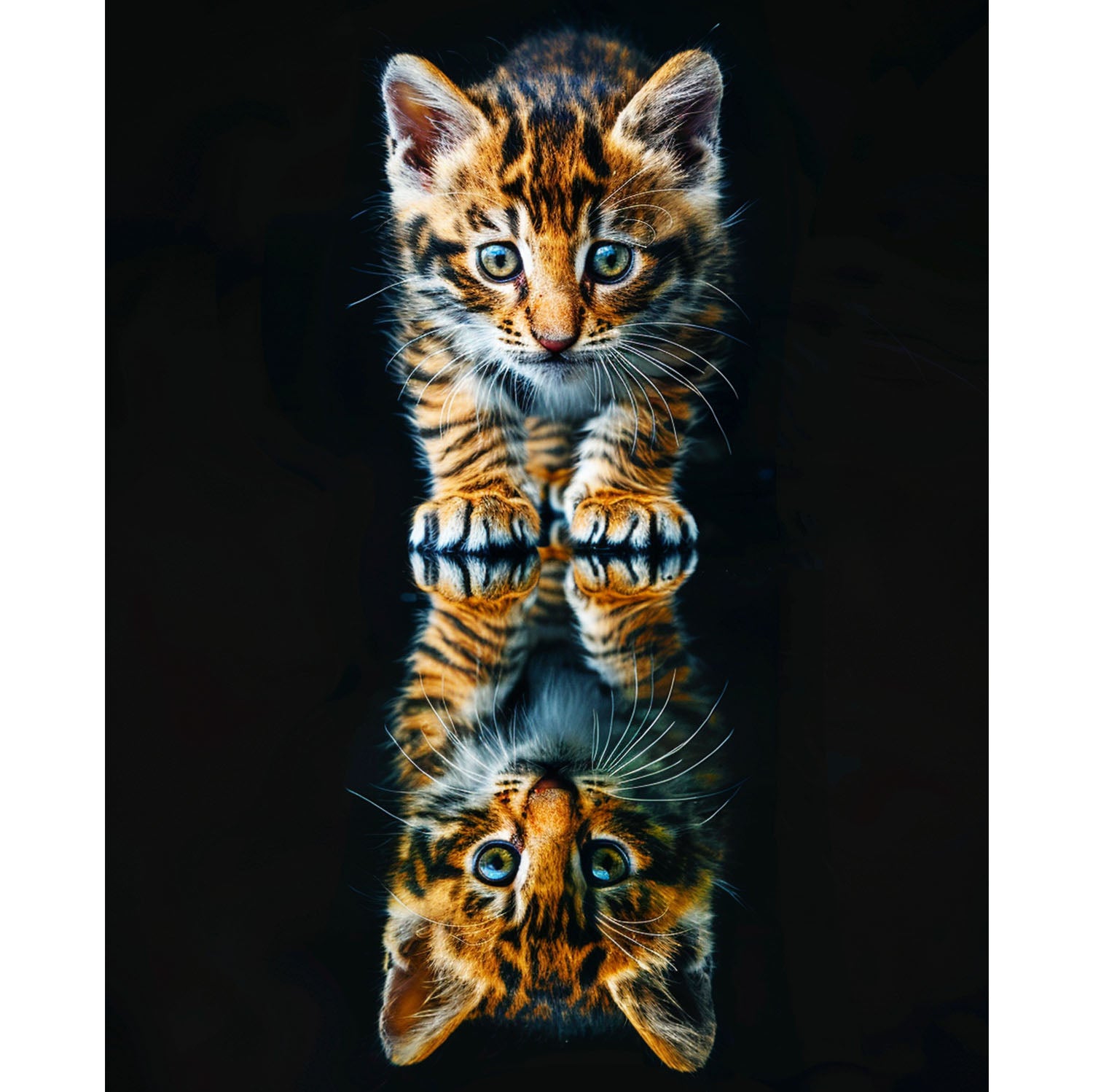 Die niedliche Spiegelung - Diamond Painting