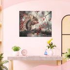 Eichhörnchen auf dem Herbstzweig - Diamond Painting