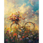 Fahrradblumen - Zauberwelt - Diamond Painting