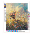 Fahrradblumen - Zauberwelt - Diamond Painting