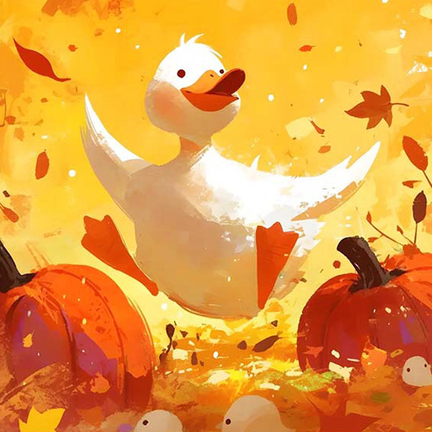 Fröhliche Ente - Diamond Painting