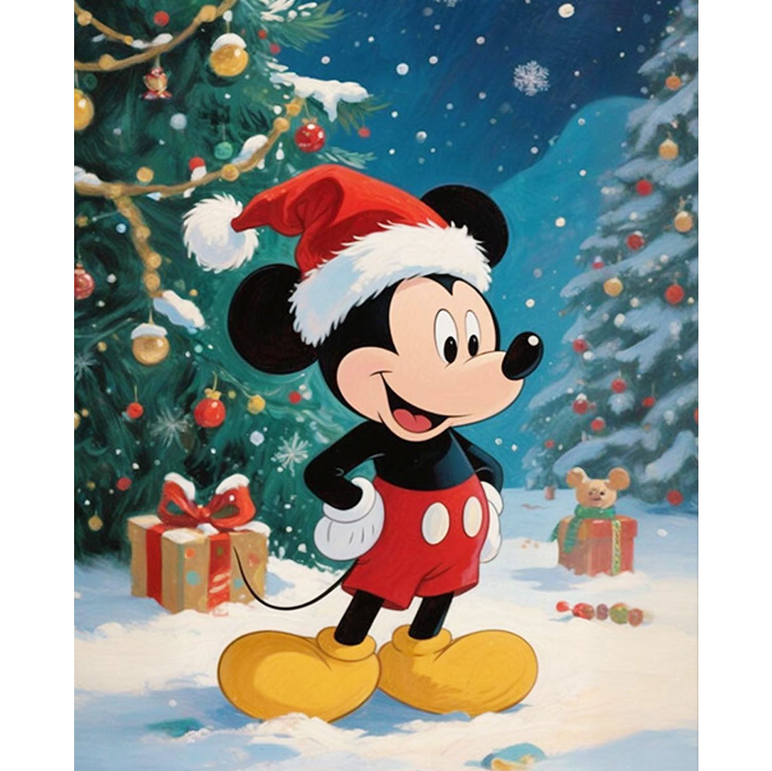 Fröhlicher Mickey - Diamond Painting