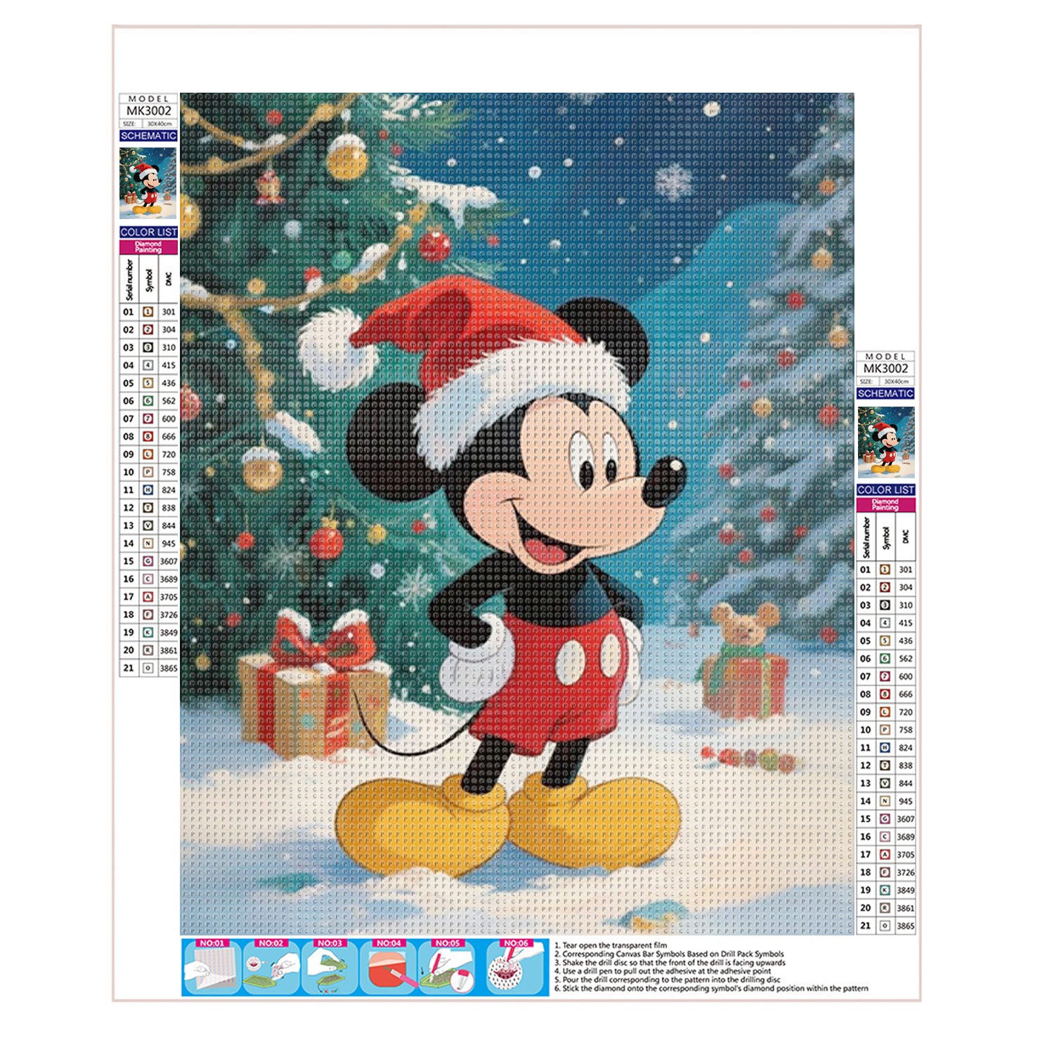 Fröhlicher Mickey - Diamond Painting