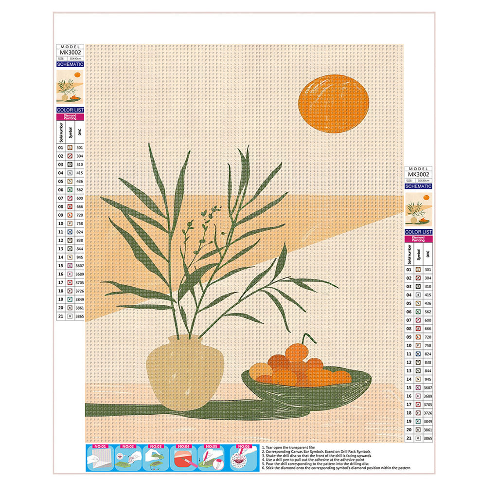 Früchte und Pflanzen - Diamond Painting