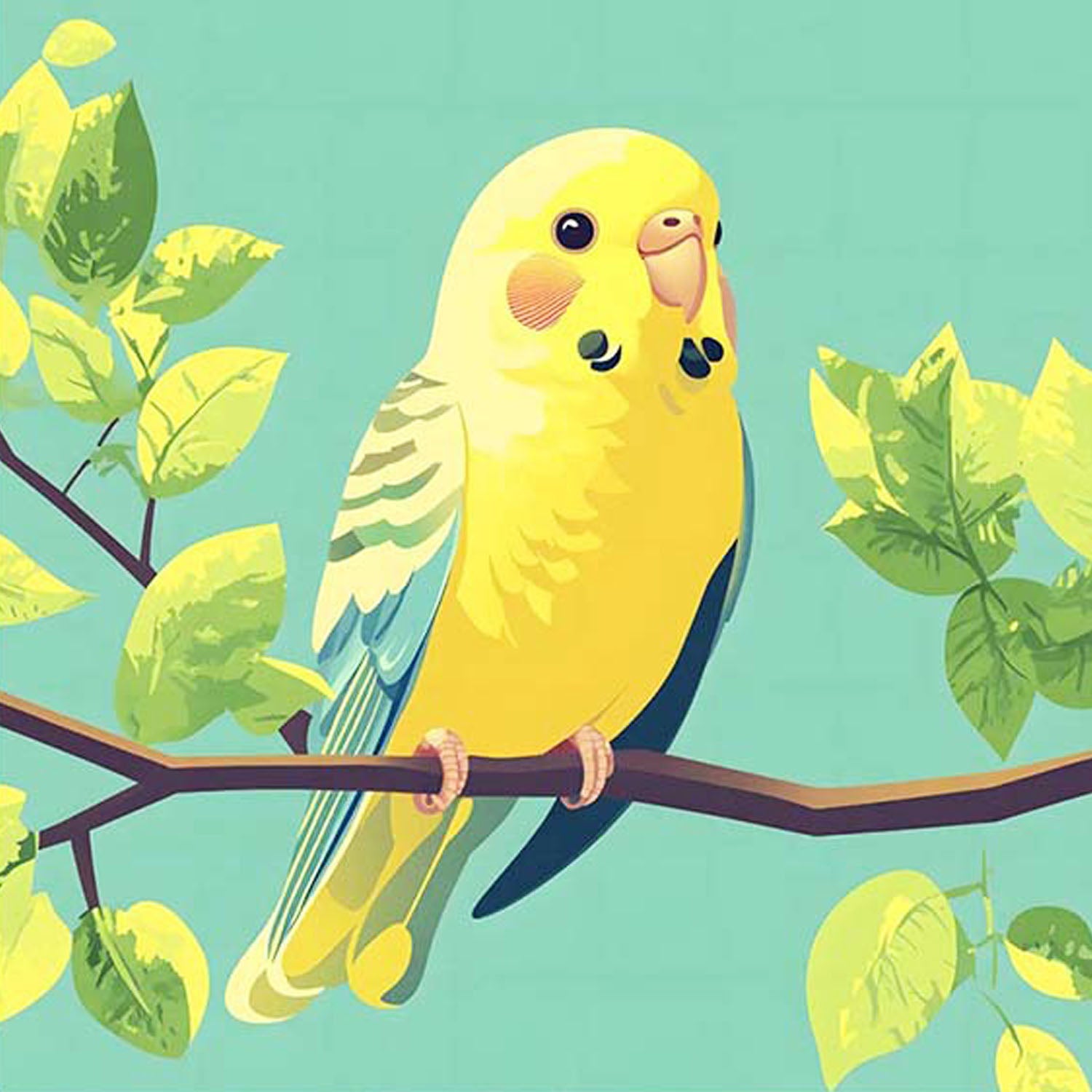 Gelber Sittich - Diamond Painting