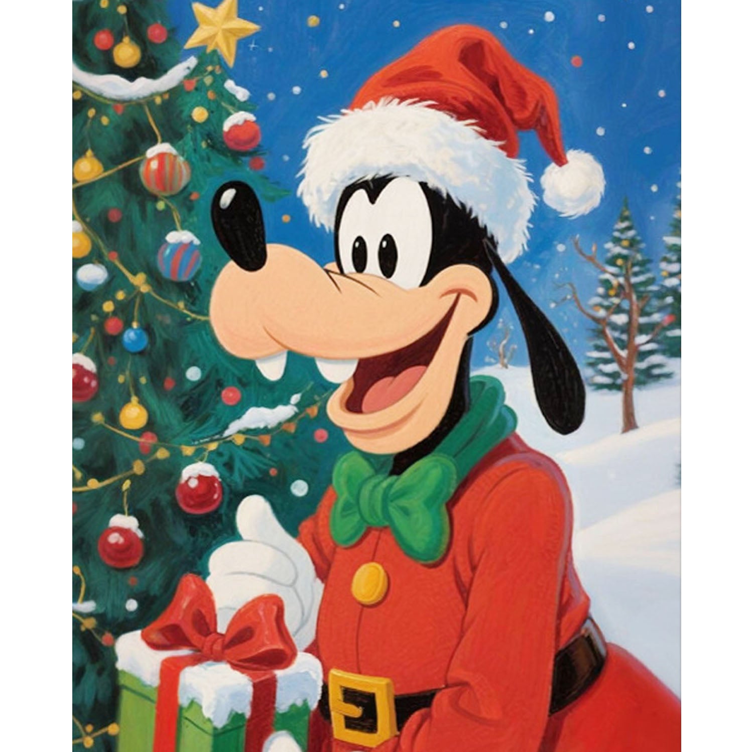 Goofy's Freude - Diamond Painting