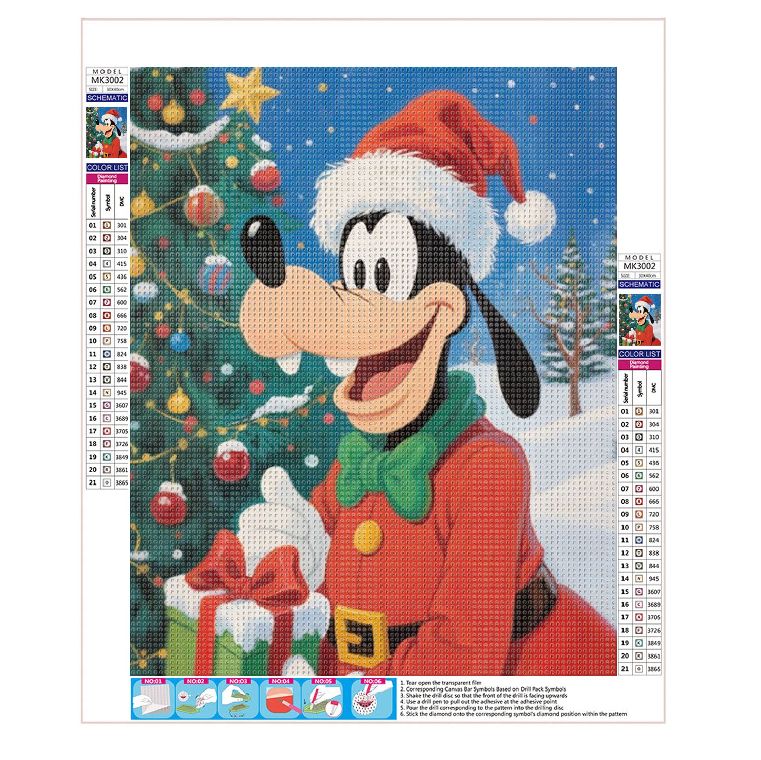 Goofy's Freude - Diamond Painting