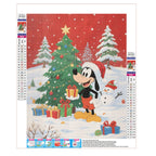 Goofy mit Geschenken - Diamond Painting