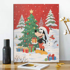 Goofy mit Geschenken - Diamond Painting