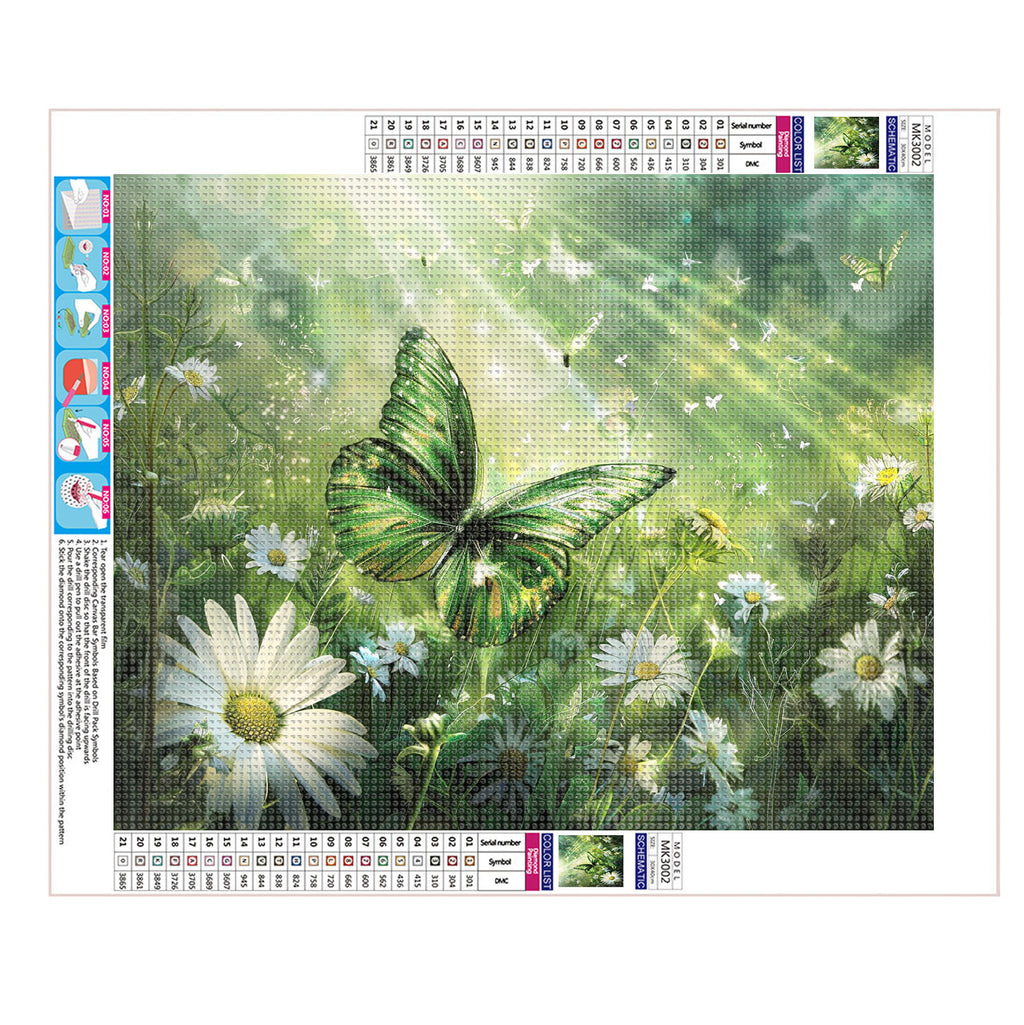 Grüner Traum - Diamond Painting