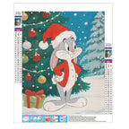 Hase im Schnee - Diamond Painting