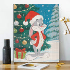 Hase im Schnee - Diamond Painting