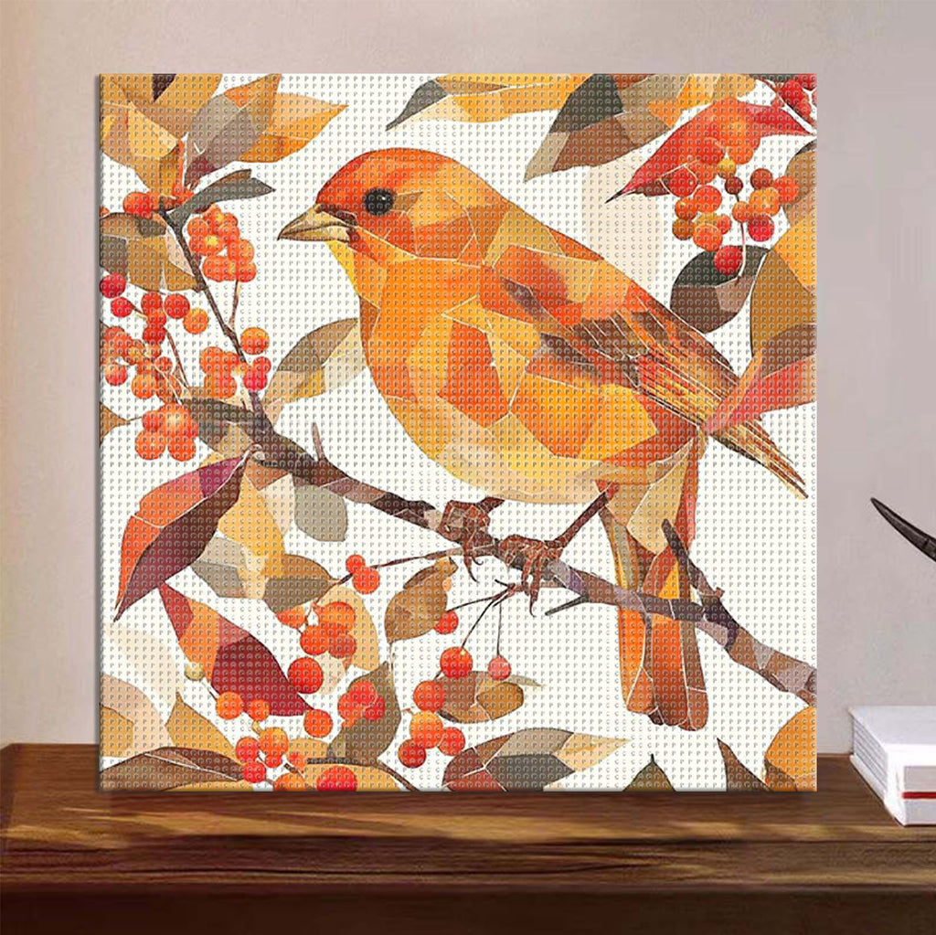 Herbstvogel - Diamond Painting