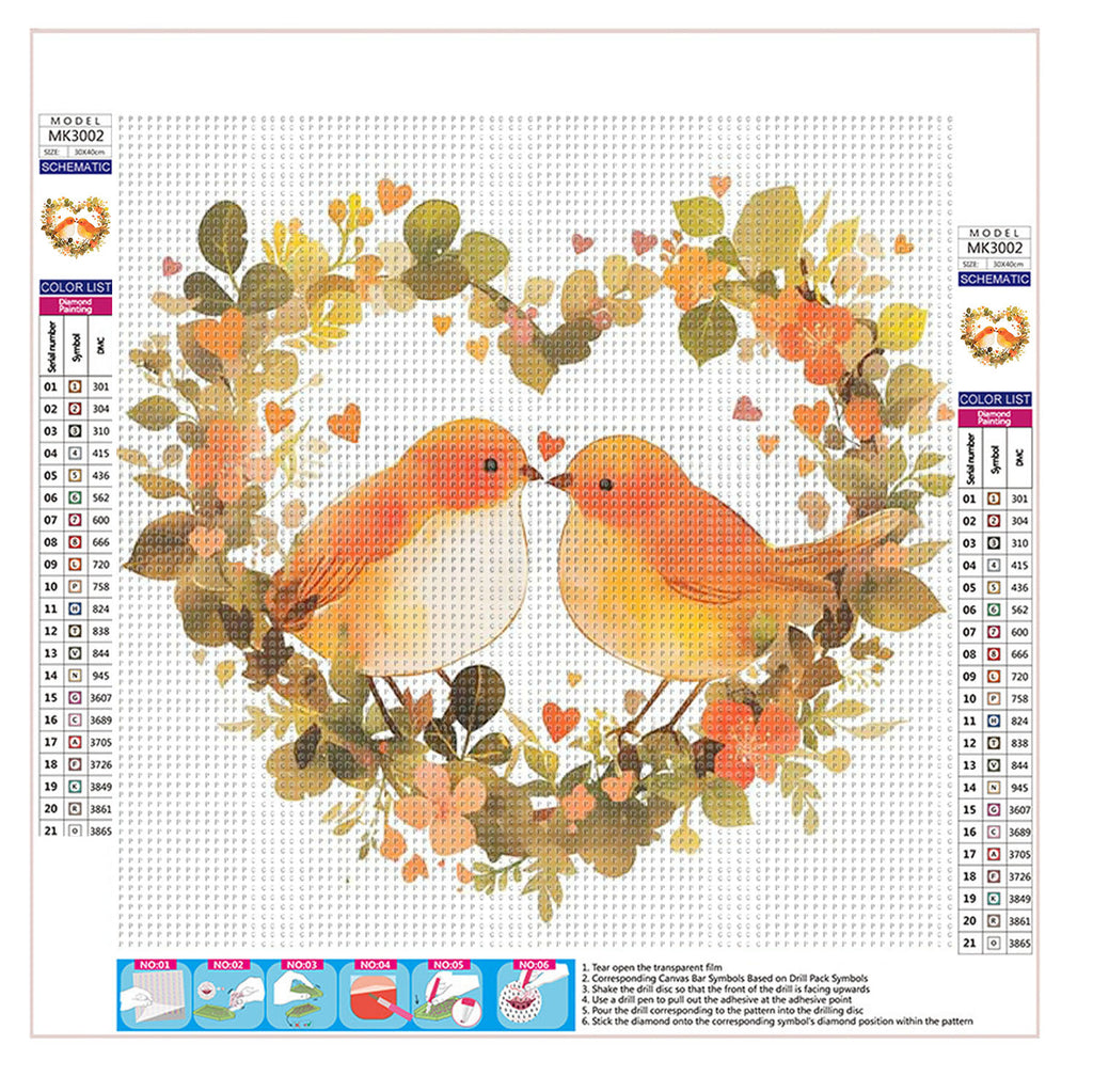 Herz der Natur - Diamond Painting