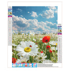Himmelsblumenwiese - Diamond Painting