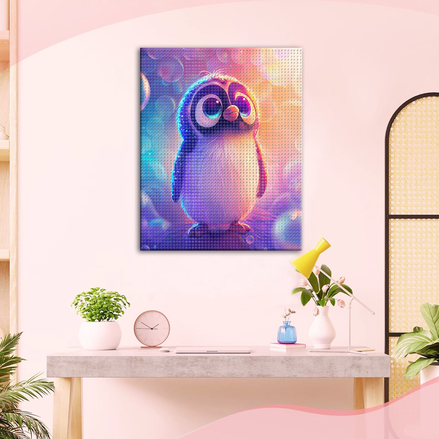 Im Reich der traumhaften Pinguine - Diamond Painting