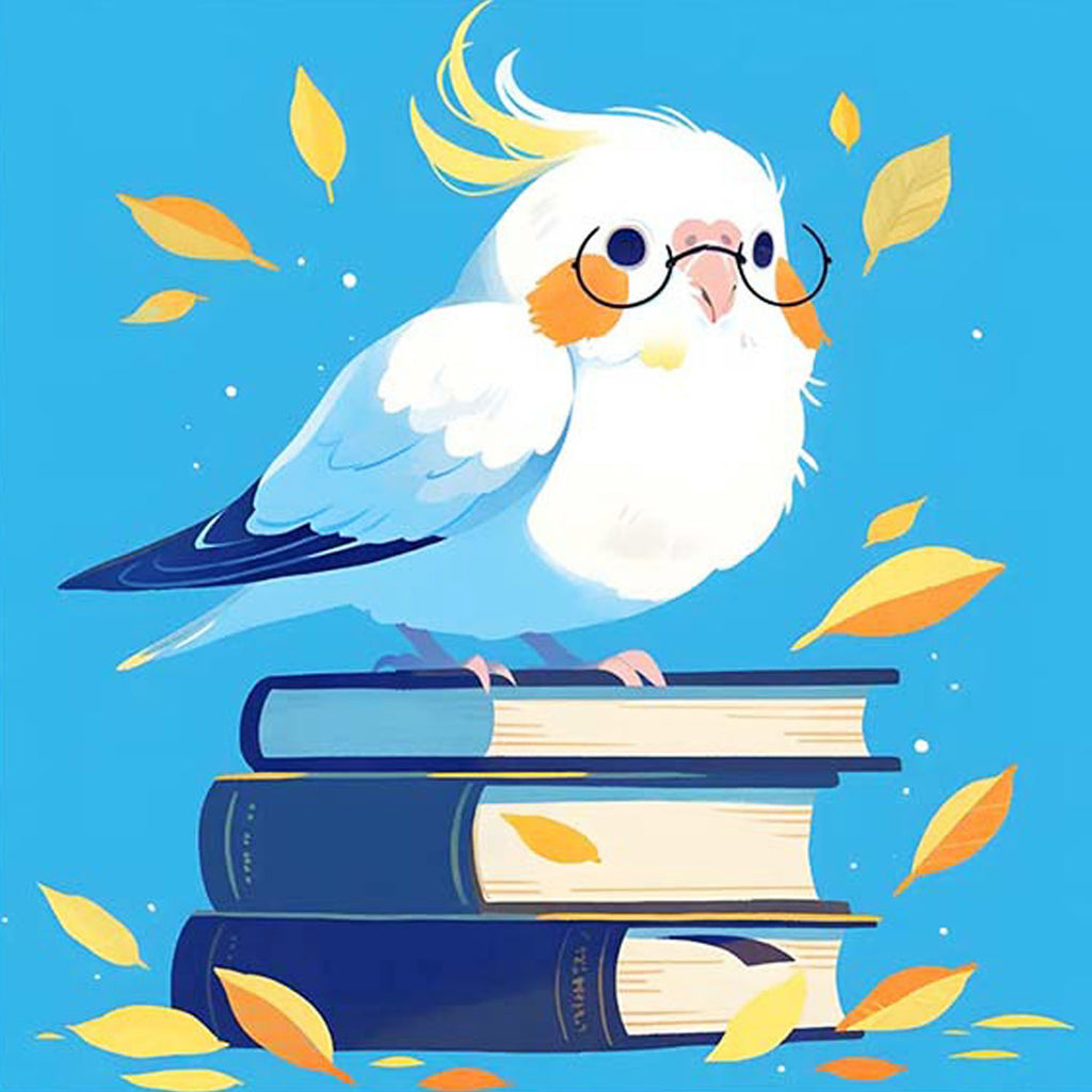 Kluger Vogel - Diamond Painting