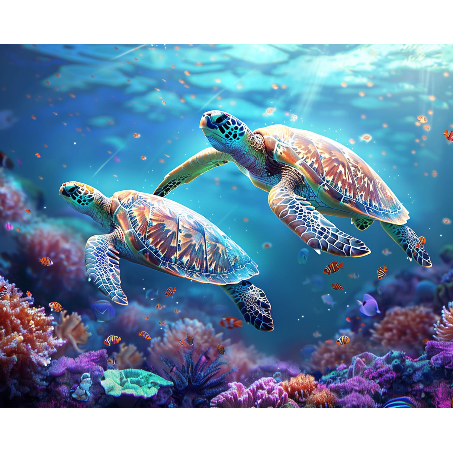 Korallenriff - Traumwelt - Diamond Painting