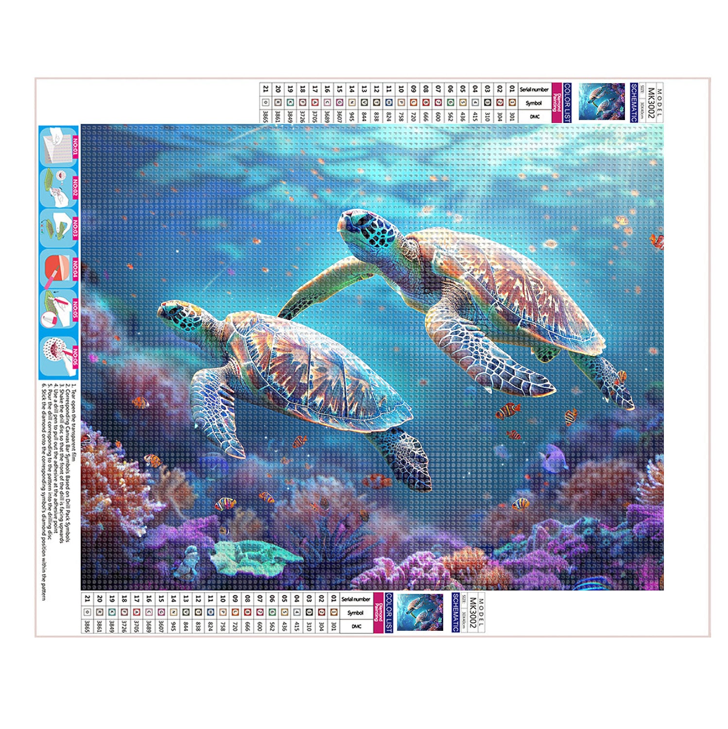 Korallenriff - Traumwelt - Diamond Painting