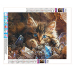 Kristall - Katz - Diamond Painting