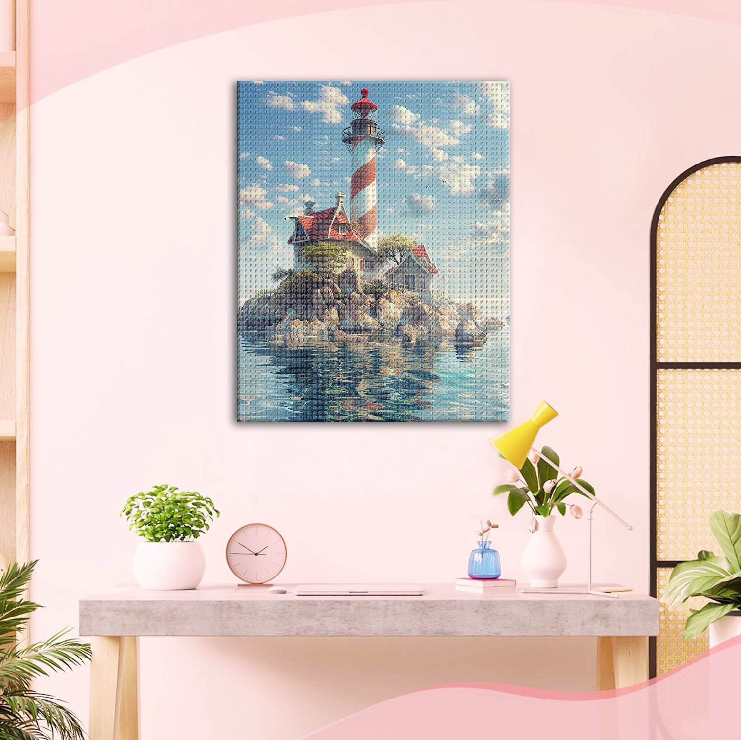 Leuchtfeuer am Horizont - Diamond Painting