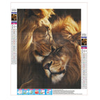 Löwen - Zuneigung - Diamond Painting