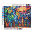 Magische Stadtkulisse - Diamond Painting