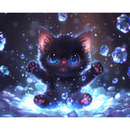 Magisches Katzental - Diamond Painting