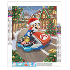 Mario's Weihnachtsfahrt - Diamond Painting